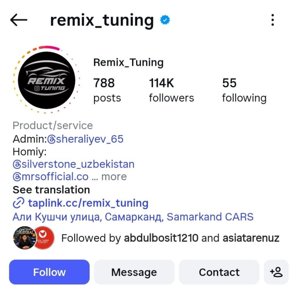 @murodoka_n1 Instagram profili