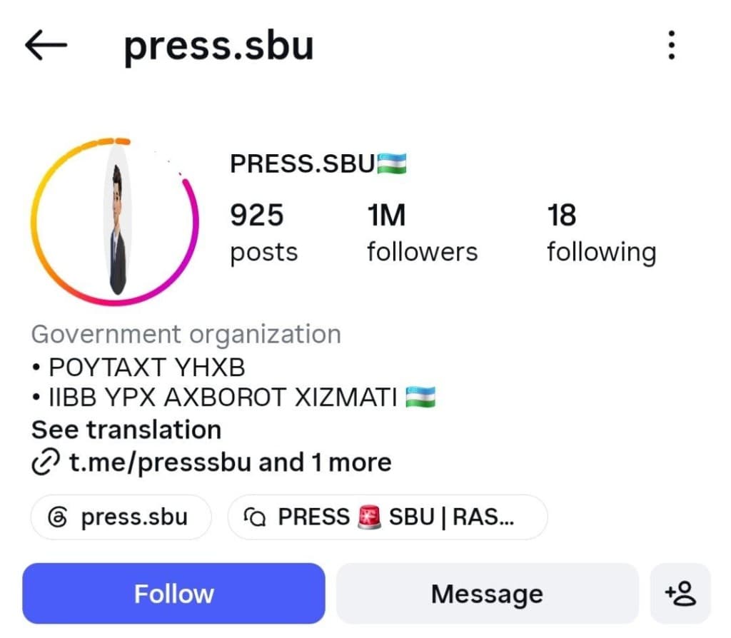 @ppx_xoshimjonov Instagram profili