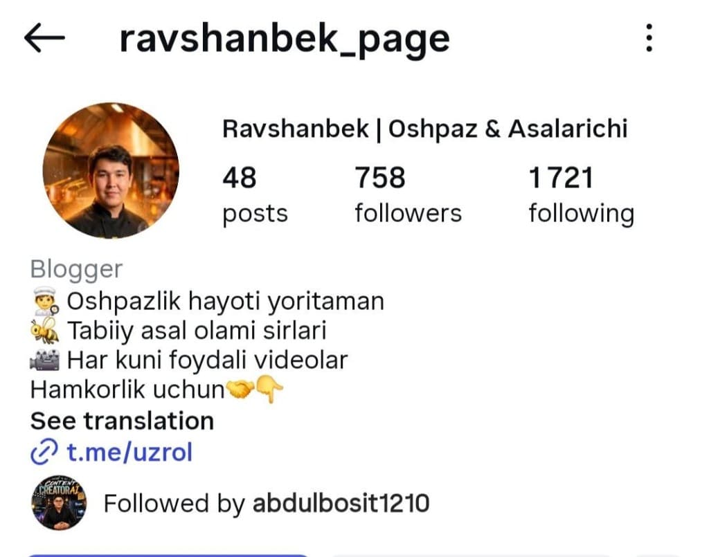 @umidjon.kh1 Instagram profili